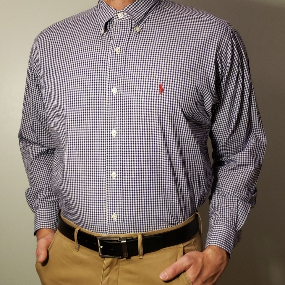 Men's Ralph Lauren Long Sleeve Button-down - Sz L